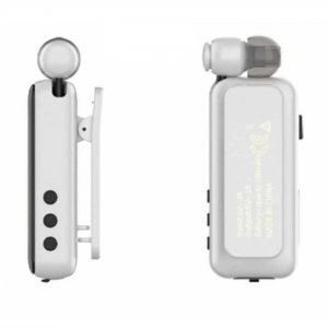 Ακουστικό Handsfree Πέτου με Bluetooth, Αυτονομία έως 30 Ώρες &amp; Τεχνολογία Noise Cancelling - Λευκό