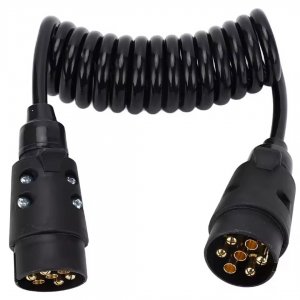 Σπιράλ Προέκταση Καλωδίου Τρέιλερ 3m - 7 Pins 12V/24V