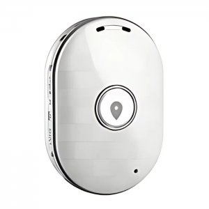 Mini GPS Tracker GSM/LBS - Αδιάβροχη Συσκευή Εντοπισμού με SOS &amp; Εφαρμογή για Κινητό - Λευκό