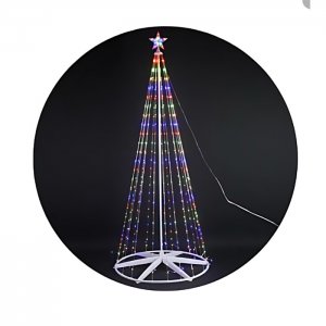 Χριστουγεννιάτικο Δέντρο LED 120cm με 108 Λαμπάκια – Πολύχρωμος Φωτισμός Εσωτερικού και Εξωτερικού Χώρου