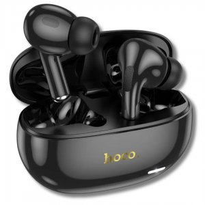 In-ear Ακουστικά Bluetooth με Θήκη Φόρτισης με ANC &amp; TWS - HOCO - Μαύρα