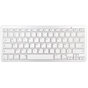 Ασύρματο Πληκτρολόγιο Bluetooth 28.5 x 12cm Λευκό - Arrango