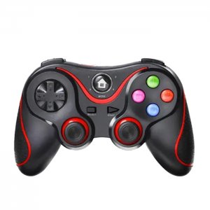 Ασύρματο Χειριστήριο Παιχνιδιών - Gamepad Bluetooth V8 για Android, iOS, PC και PS3 Κόκκινο