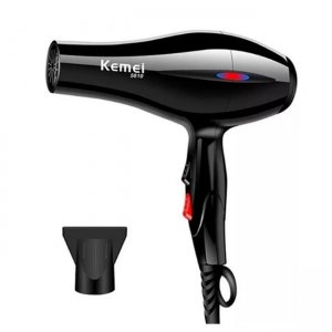 KEMEI Επαγγελματικό Πιστολάκι Μαλλιών 3000W με Λειτουργία Thermoprotect Μαύρο