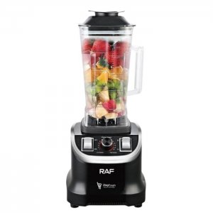 Ισχυρό Ηλεκτρικό Μπλέντερ 1800W RAF 2LT Για Smoothies RAF - Μαύρο