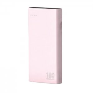 Power Bank 10000mAh Ezra 10W με 2 USB, Micro και Type-C Ροζ