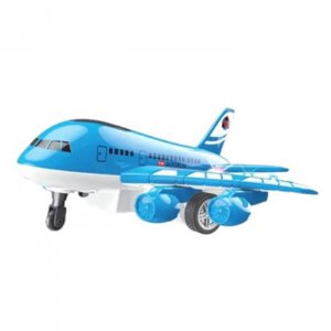 Τηλεκατευθυνόμενο Αεροπλάνο Μπλε RC Airbus με LED Φώτα και Τηλεχειριστήριο