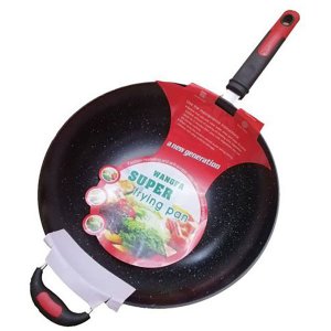 Αντικολλητικό Wok Τηγάνι 32 cm με Επίστρωση Γρανίτη