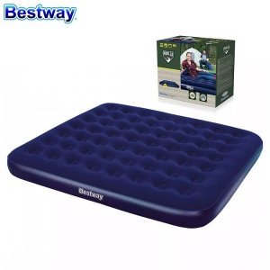 Φουσκωτό Στρώμα Ύπνου Υπέρδιπλο BESTWAY με Ενσωματωμένη Τρόμπα 203x152x22cm