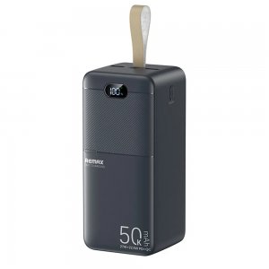 Power Bank 50000mAh Remax PD 27W και QC 22.5W Μαύρο