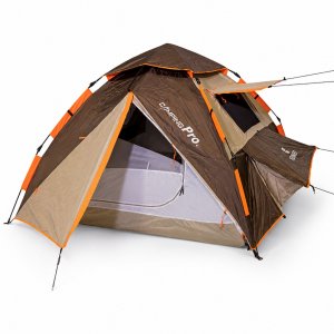 Αδιάβροχη Σκηνή Camping Αυτόματου Στησίματος με 2 Πόρτες και 4 Παράθυρα με Σίτες - Camping Pro Air Keumer