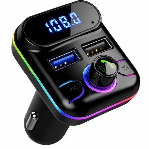 FM Transmitter Bluetooth Αυτοκινήτου – Handsfree, MP3 Player &amp; Διπλός Φορτιστής USB ARRANGO