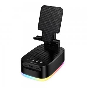 Borofone 3-σε-1 Βάση Κινητού με Bluetooth Ηχείο και Power Bank – Πολυλειτουργικός Σταθμός Φόρτισης, Ασύρματο Ηχείο και Ρυθμιζόμενη Βάση