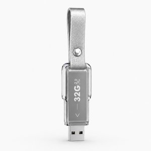 USB Flash Drive MOXOM 32GB USB 2.0 – Μεταλλικό Στικ Μνήμης Τύπου Μπρελόκ