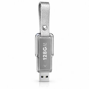 USB Flash Drive MOXOM 128GB USB 2.0 – Μεταλλικό Στικ Μνήμης Τύπου Μπρελόκ