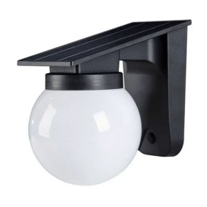 Απλίκα Τοίχου Αδιάβροχη Solar LED Θερμό &amp; Ψυχρό Φως