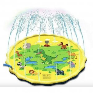 Φουσκωτό Splash Pad 170cm με Συντριβάνι Νερού – Ζωάκια