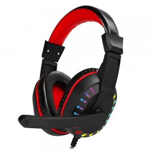 Gaming Ακουστικά με RGB Φωτισμό και 40mm Drivers, Αποσπώμενο Μικρόφωνο και Άνετα Μαξιλαράκια