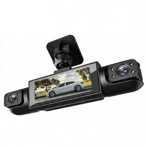 Andowl – Κάμερα Αυτοκινήτου 4K με Διπλό Φακό, Οθόνη και Καταγραφή 360°