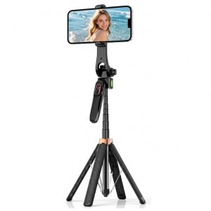 Selfie Stick Τρίποδο Andowl Q30 με Bluetooth &amp; Περιστροφή 360° – Επαγγελματικές Λήψεις | Αναδιπλούμενο, Συμβατό με Smartphone, Για Vlog &amp; Ταξίδια