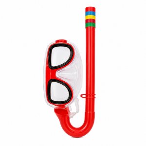 Παιδικό Σετ Μάσκα &amp; Αναπνευστήρας Θαλάσσης Κόκκινο