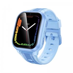 Παιδικό Smartwatch HOCO – Ασφάλεια και Επικοινωνία με 4G, GPS, Κάμερα, IPX7 Μπλε