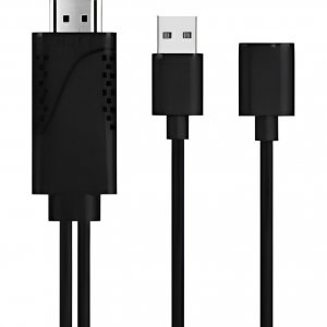 Phone to HDTV Adapter OT-7562S Μαύρο – Προβολή 1080p &amp; Ευκολία Χρήσης