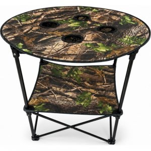 Πτυσσόμενο Τραπέζι Camping Παραλλαγής – 60x60x70cm με Ποτηροθήκες | Ελαφρύ &amp; Φορητό για Παραλία, Ψάρεμα, Κήπο, Εξοχή