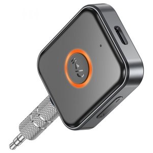 Bluetooth Receiver Borofone Suave – AUX 3.5mm Adapter με Bluetooth 5.3 | Ασύρματη Μετάδοση Ήχου για Αυτοκίνητο &amp; Ηχεία, Plug &amp; Play