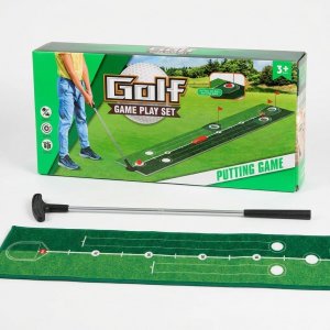 Παιδικό Σετ Golf με Τάπητα Putting – Εξάσκηση Ακριβείας - 3 Τρύπες, 12 Μπάλες, Εσωτερικού &amp; Εξωτερικού Χώρου, για Παιδιά 3+