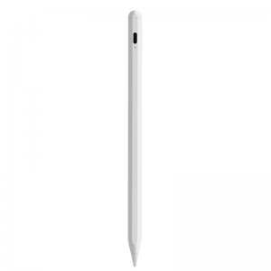 Ψηφιακή Γραφίδα Αφής για iPad – με Palm Rejection, Tilt &amp; Μαγνητική Στήριξη - Λευκή, Επαναφορτιζόμενη, Εναλλακτική του Apple Pencil