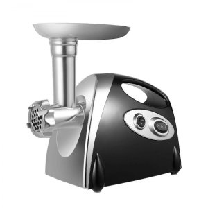 Κρεατομηχανή Arrango AR49667 2800W – Επαγγελματική Άλεση Κιμά - Με 3 Δίσκους &amp; Αξεσουάρ για Λουκάνικα, Μαύρο/Ασημί