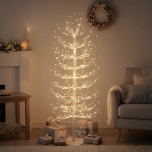 Φωτιζόμενο Χριστουγεννιάτικο Δέντρο 90cm – 320 MicroLED Θερμό Λευκό - Minimal Διακοσμητικό για Σαλόνι &amp; Επαγγελματικό Χώρο