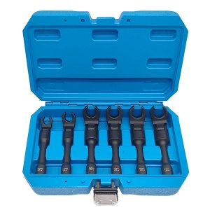 Σετ Ρακορόκλειδα Σπαστά 3/8″ 12-19mm – 6 Τεμάχια για Σωλήνες Καυσίμου &amp; Υδραυλικούς - Εργαλεία Επισκευής Αυτοκινήτου, Υλικό CR-V
