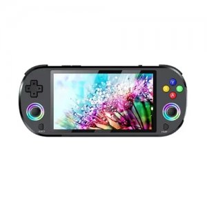 M22 Pro Κονσόλα 5.0 4K HD με LED RGB Φωτισμό και Gamepad για PS1 Μαύρο