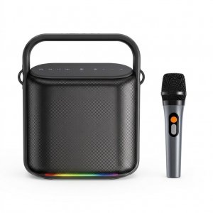 Ασύρματο Ηχείο Bluetooth Remax 120W – Με Μικρόφωνο Karaoke &amp; RGB Φωτισμό - IPX4 Αδιάβροχο, Φορητό Party Speaker, 2.0 Στερεοφωνικό