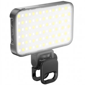 Φωτιστικό Selfie με 96 LED – Επαγγελματικός Φωτισμός 2500-9900K - Περιστροφή 360°, Μπαταρία 2000mAh, Κλιπ για Κινητό &amp; Laptop