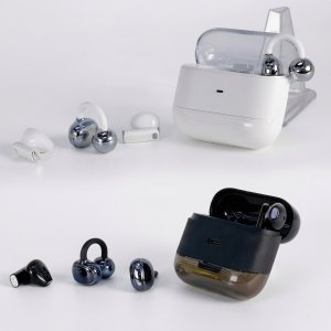 Ασύρματα Ακουστικά Bluetooth TWS – Σταθερή Εφαρμογή με Ear Hooks - Earbuds με Θήκη Φόρτισης, Handsfree για Τρέξιμο &amp; Γυμναστική