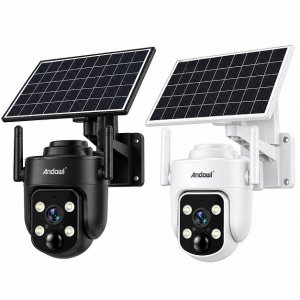 Κάμερα Ασφαλείας Wi-Fi 8K με Ηλιακό Πάνελ - PTZ, Night Vision, Ανίχνευση Κίνησης, Αμφίδρομη Επικοινωνία, Αδιάβροχη IP66