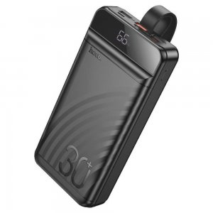 Power Bank 30000mAh – Fast Charge 22.5W &amp; PD 20W - Φορητή Μπαταρία με 4 Θύρες, Οθόνη LED &amp; Λουράκι Μεταφοράς