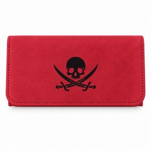 Θήκη Καπνού από Σουέτ με Πρακτικές Θήκες &amp; Pirate Skull Design
