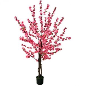Τεχνητή Ανθισμένη Ροδακινιά 180cm – Διακόσμηση με Ανοιξιάτικη Αύρα - Ρεαλιστική Όψη, Μηδενική Συντήρηση, Ιδανική για Σαλόνι &amp; Γραφείο