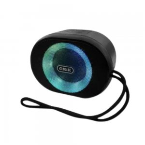 Φορητό Ηχείο Bluetooth 8W – με RGB Φωτισμό &amp; Ραδιόφωνο FM - Ασύρματο, USB, TF Card, AUX, Επαναφορτιζόμενο