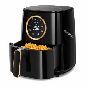 Φριτέζα Αέρος 4.2L 1400W – Ψηφιακή με Οθόνη Αφής &amp; 8 Προγράμματα - Υγιεινό Μαγείρεμα, Ρύθμιση 50-200°C, Αντικολλητικός Κάδος