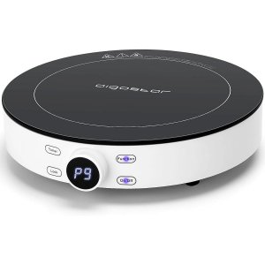 Κυκλική Επαγωγική Εστία 2000W – Touch Control &amp; 9 Επίπεδα Ισχύος - Φορητή, Χρονοδιακόπτης, Κλείδωμα Ασφαλείας, LED Οθόνη