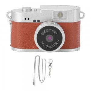 Mini Κάμερα Μπρελόκ 2K 2MP – Οθόνη 1,47″, LED Flash &amp; Υποστήριξη 128GB