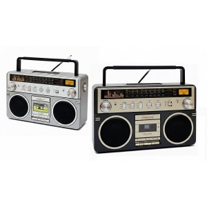 Φορητό Ραδιόφωνο &amp; Ηχείο Bluetooth – Retro Σχεδιασμός με AM/FM/SW, USB, TF, AUX &amp; Επαναφορτιζόμενη Μπαταρία 1800mAh