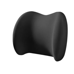 Εργονομικό Μαξιλάρι – Memory Foam για Αυτοκίνητο &amp; Γραφείο - Άνετη Στήριξη Μέσης, Ανατομικός Σχεδιασμός, Μαύρο Χρώμα