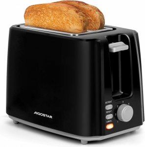 Φρυγανιέρα– 750W, 2 θέσεις &amp; 7 επίπεδα ψησίματος - Defrost, Reheat, Cancel, Μαύρο