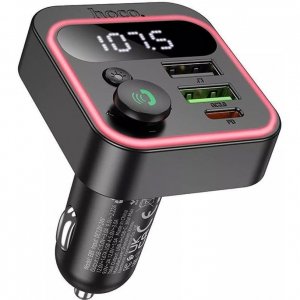 FM Transmitter Αυτοκινήτου - Bluetooth, QC3.0 &amp; PD20W - Ταχεία Φόρτιση, Hands-free Κλήσεις &amp; Αναπαραγωγή Μουσικής